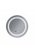 Дзеркало Mixxus PLAIN MC02-60 з Led Touch, Anti-fog, димером, регулятором яскравості, годинником (MI6012)
