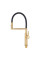 Змішувач для кухні MIXXUS PREMIUM PULL 017 BRUSHED GOLD REFL.BLACK (Кол.мат.зол.+сил.вил.чор.) (MI8280)