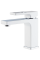 Смеситель для умывальника KOER KB-10009-04 (Цвет хром+белый) (KR5975)