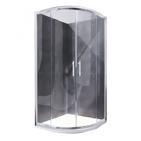 Душевая кабина без поддона Koer SR SC04-90x90x195-TR-02 прозрачное стекло Easy Clean 5мм SS Color (KR5682)