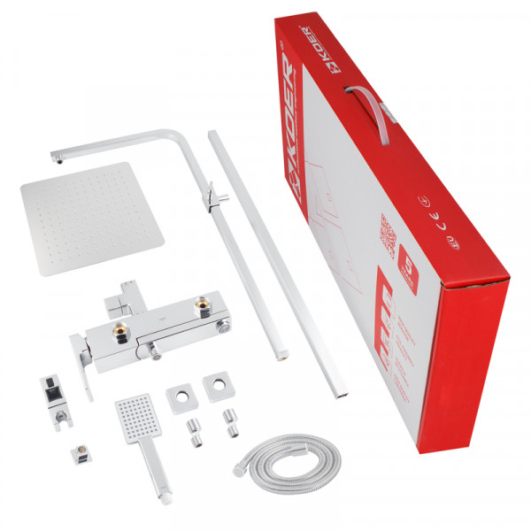 Душова колона із змішувачем Koer KB-56009-01 (Колір хром) (KR3506)
