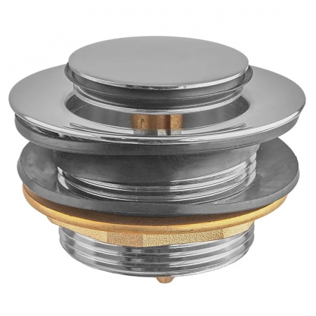 Донный клапан для ванны Koer PW-06-01 1 1/2'' автоматический СLICK-СLACK (Цвет хром) (KR5799)
