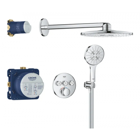 Душевая система скрытого монтажа с термостатом Grohe Grohtherm SmartControl (34863000)