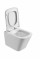 Унитаз подвесной Mixxus Premium Quadro-0301-R 490x340x360mm, система смыва Rimless (MP6452)