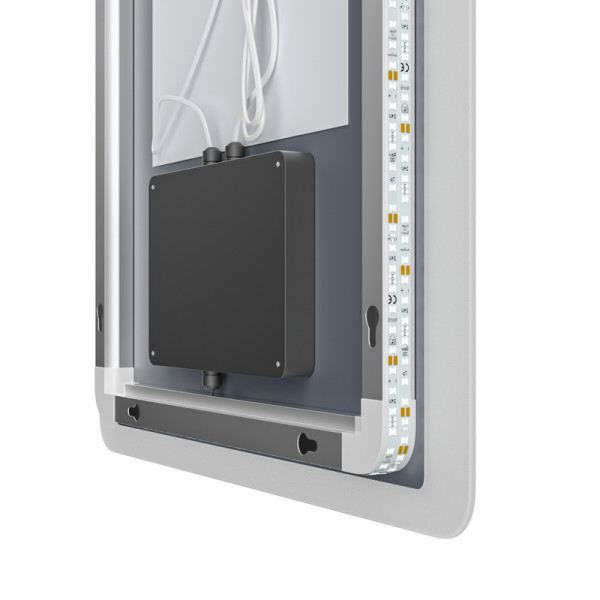 Дзеркало Mixxus Premium OLIVARY MR19-80x60-Reverse з Led Touch, Anti-fog, димером (3-6,5kK) (MP6628)