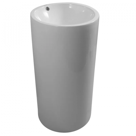 Раковина моноблок MIXXUS PREMIUM ELLIPSE-1101 460х460х855mm с переливом (MP6573)