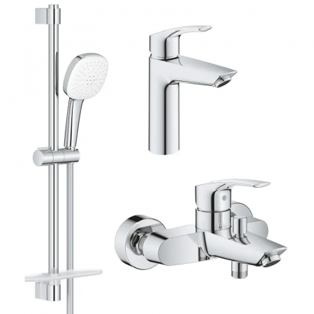 Набор смесителей 3 в 1 для ванны Grohe Eurosmart (UA123246M3)