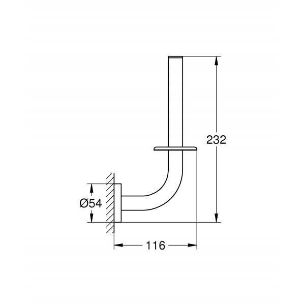 Держатель для запасного рулона туалетной бумаги Grohe Essentials New (40385001)