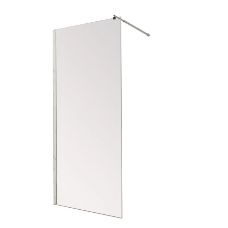 Душевая перегородка Mixxus Premium FLAT SP01-140x200-TR Chrome Walk-In прозрачное стекло 8мм (MI6853)