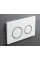Панель смыва Koer KT-0605-03 220x140x12mm пластиковая, кнопка круглая (KR5316)