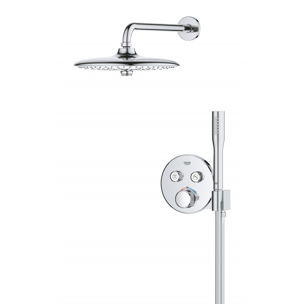 Скрытая душевая система с Euphoria 260 Grohe Grohtherm SmartControl (34867000)