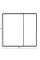 Дзеркальна шафка Mixxus Premium Olivary CM01-70x70x13 з LED Touch, димером, регулятором яскравості (MI8295)