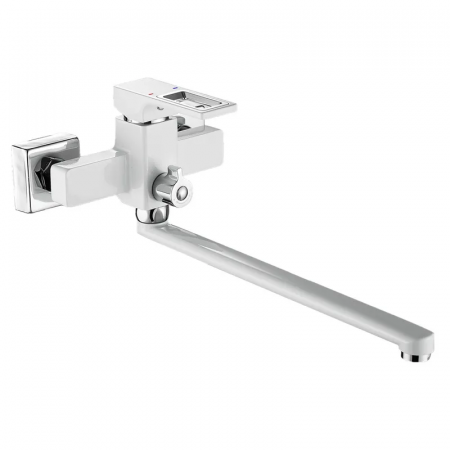 Змішувач для ванни Mixxus Premium DANTE 006 EURO White-Chrome (MI6794)