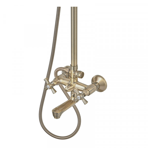 Душова колона зі змішувачем Mixxus Premium Retro Bronze-009-J (MI1655)