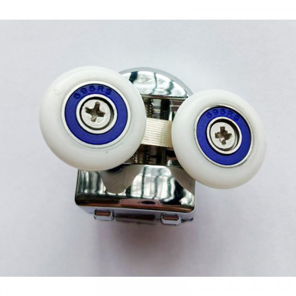 Ролики для душових кабін подвійні колеса MIXXUS PREMIUM ROLLERS SCP05-1 CHROME верхні (25mm для DIVERSE SC03) (MI8167)