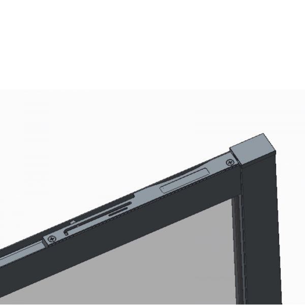 Шторки стеклянные на ванну раздвижные Koer SR BS06-120x150-TR-07 прозрачное стекло Easy Clean 6мм, графит (KR5947)