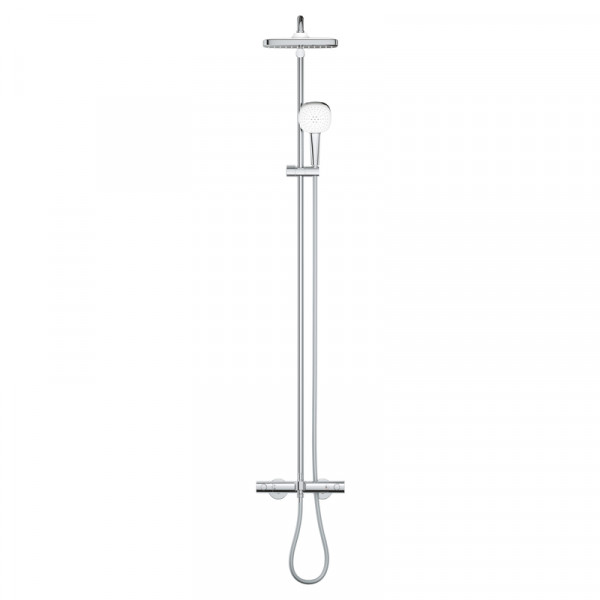 Душова система настінного монтажу з термостатом для ванни Grohe Tempesta System 250 Cube (26691001)