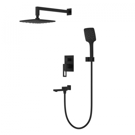 Душевая система встраиваемая KOER KB-66009-05 3 функции (Цвет черный) (KR6020)