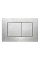Панель смыва Koer KT-0612-02 240x160x10mm из нержавеющей стали, кнопка квадратная SUS304 (KR6120)
