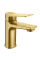 Змішувач для умивальника Mixxus Wilson 001 Brushed Gold (Колір матове золото) (MI7128)