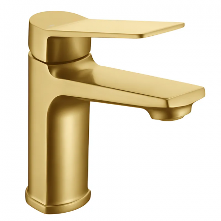 Смеситель для умывальника Mixxus Wilson 001 Brushed Gold (Цвет матового золота) (MI7128)