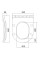 Унітаз-компакт ергономічний Koer TT-0202-T3 670x390x860mm система змиву TORNADO 3.0 (KR5614)