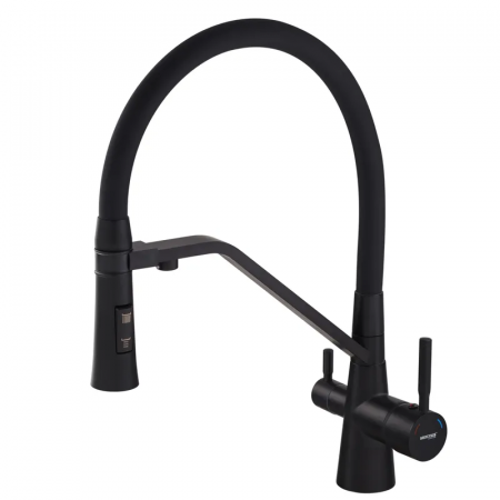 Смеситель для кухни Mixxus Premium Magnet 021 BLACK REFL.BLACK (MI6974)