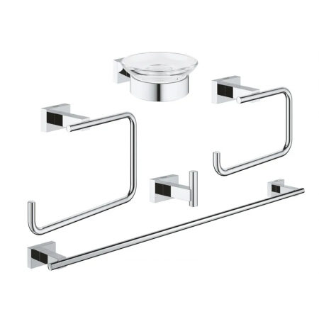 Набор аксессуаров 5 в 1 Grohe Essentials Cube New (40758001)