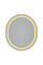 Дзеркало Mixxus Premium ELLIPSE MV05-80x70-Reverse з Led Touch, Anti-fog, димером (3-6,5kK) (MP6643)