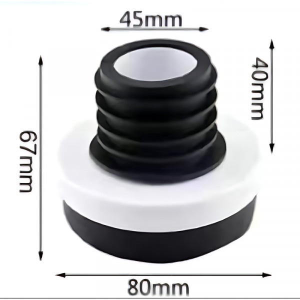 Сполучна муфта для підлогового пісуару Mixxus Premium BEVEL-2303 (MP6682)