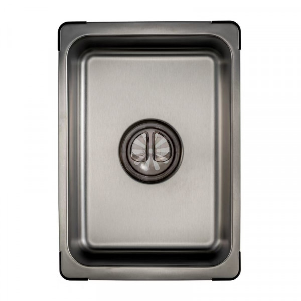 Мойка из нержавеющей стали Mixxus MS6846-Set-01 Micro Decor Graphite (3.0/0.8) комплект (графит) (MI8388)