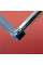 Бічна стінка до кабіни Koer SR SW05-90x200-TR-01 прозоре скло Easy Clean 6мм, хром (KR5407)