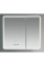 Дзеркальна шафка Mixxus Premium Olivary CM01-80x70x13 з LED Touch, димером, регулятором яскравості (MI8296)