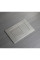 Панель смыва Koer KT-0612-02 240x160x10mm из нержавеющей стали, кнопка квадратная SUS304 (KR6120)