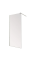 Душова перегородка Mixxus Premium FLAT SP01-90x200-TR Chrome Walk-In прозоре скло 8мм (MI6850)