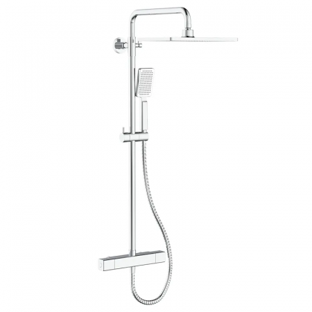 Душевая колонна с термостатическим смесителем Koer KB-53011-01 (Цвет хром) (KR4722)