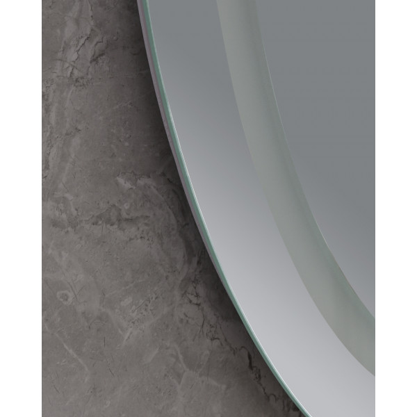 Дзеркало Mixxus PLAIN MV02-50x70 з Led Touch, Anti-fog, димером, регулятором яскравості, годинником (MI6010)