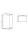 Душова перегородка Mixxus Premium FLAT SP01-120x200-TR Chrome Walk-In прозоре скло 8мм (MI6852)