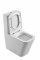 Унітаз-компакт Mixxus Premium Quadro-0401-R 610x365x825mm, система змиву RIMLESS (MP6457)