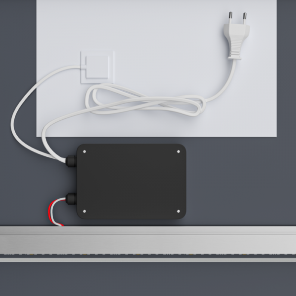 Дзеркало Mixxus Premium CUBIC MR14-80x60-Reverse з Led Touch, Anti-fog, димером, регулятором яскравості (MP6648)
