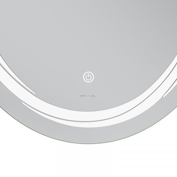 Дзеркало Mixxus Premium WAVE MV04-60x80 з Led Touch, Anti-fog, димером (3-6,5kK) (MP6636)