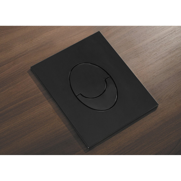 Панель смыва пластиковая Koer KT-0606-05 157x198x3mm, закругленная кнопка (KR5343)