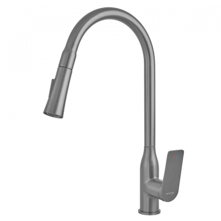 Смеситель для кухни Mixxus Premium DERBY 014 (NUT) GRAPHITE (MI6611)