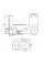 Бачок для унитаза-компакта Mixxus Bevel-0405-R Tank 605х370х800 со сливной арматурой (MI8325)