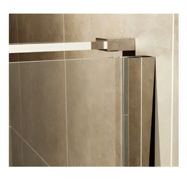 Душова кабіна без піддону Koer SR SC02-100x80x200-TR-01 прозоре скло Easy Clean 8мм, хром (KR5355)