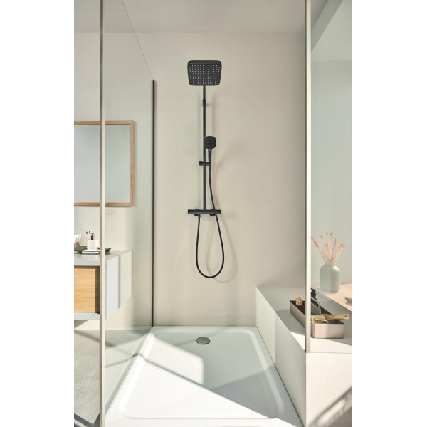 Душевая система с термостатом для настенного монтажа Grohe Tempesta System 250 Cube (266892431)