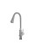 Смеситель для кухни MIXXUS SUS-011-T REFL.GRAY с силиконовым изливом из нерж. стали SUS304, излив серый (MI8227)