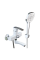 Змішувач для ванни Mixxus Magnum 009 (Euro) White-Chrome (MI6203)