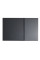 Панель смыва Koer KT-0610-05 240x160x32mmmm пластиковая, кнопка квадратная (цвет черный матовый) (KR6136)