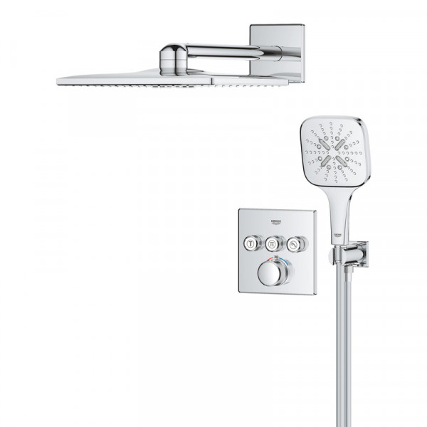 Скрытая душевая система с RSH SmartActive 310 Cube Grohe Grohtherm SmartControl (1039980000)